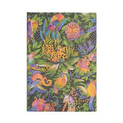 Agenda Paperblanks Canción Jungla Midi sem/vista castellano 2025