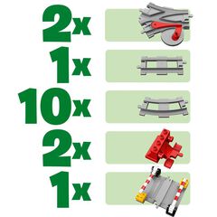 LEGO® Duplo Vies ferroviàries 10882