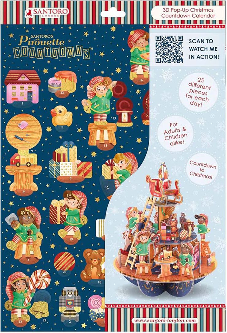 Calendario de Adviento Pirouette Taller de Elfos