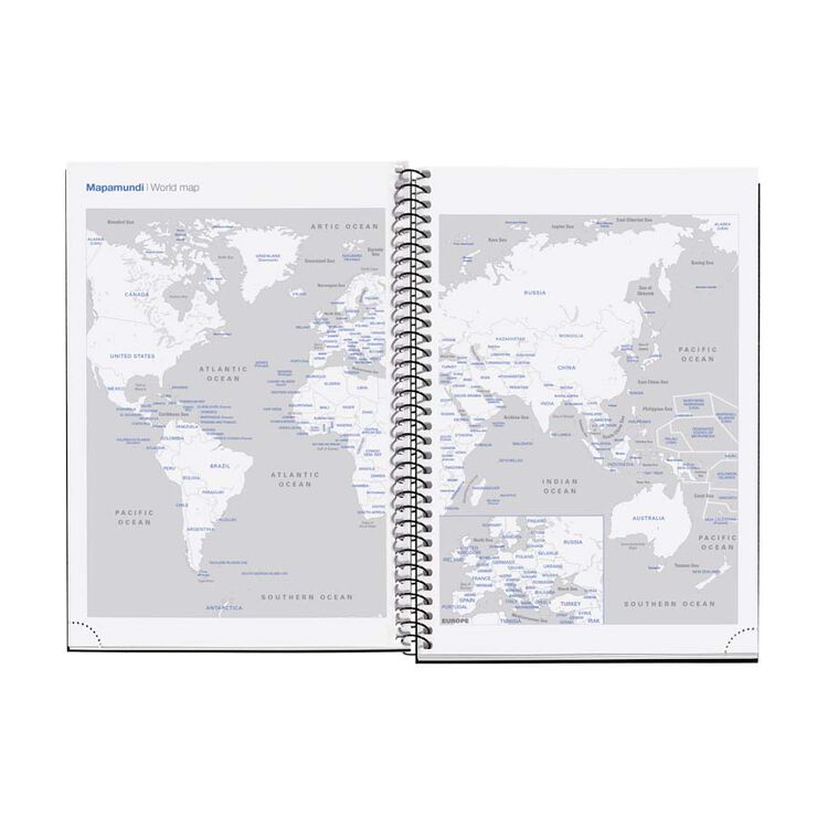Agenda escolar Miquelrius Plus setm/vista cat 2025-26 Basic blau