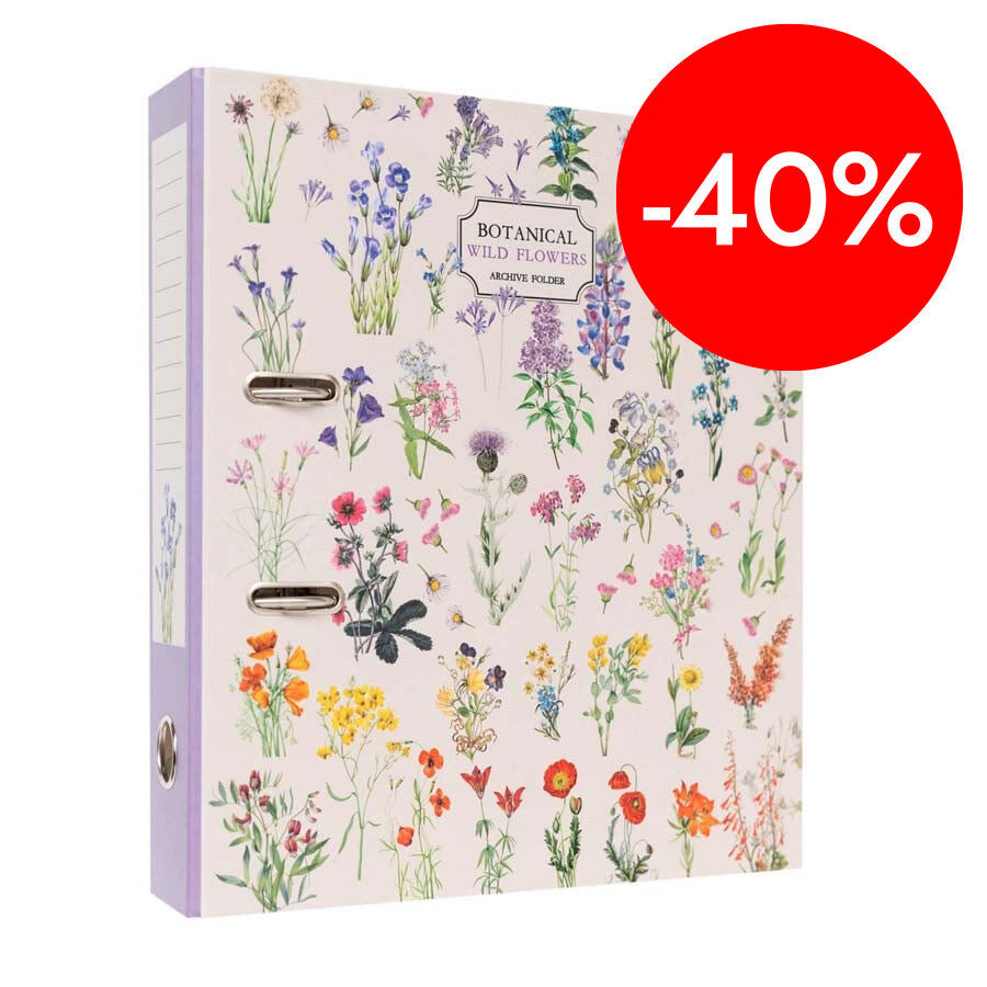 Archivador Kokonote Botanical Wild Flowers