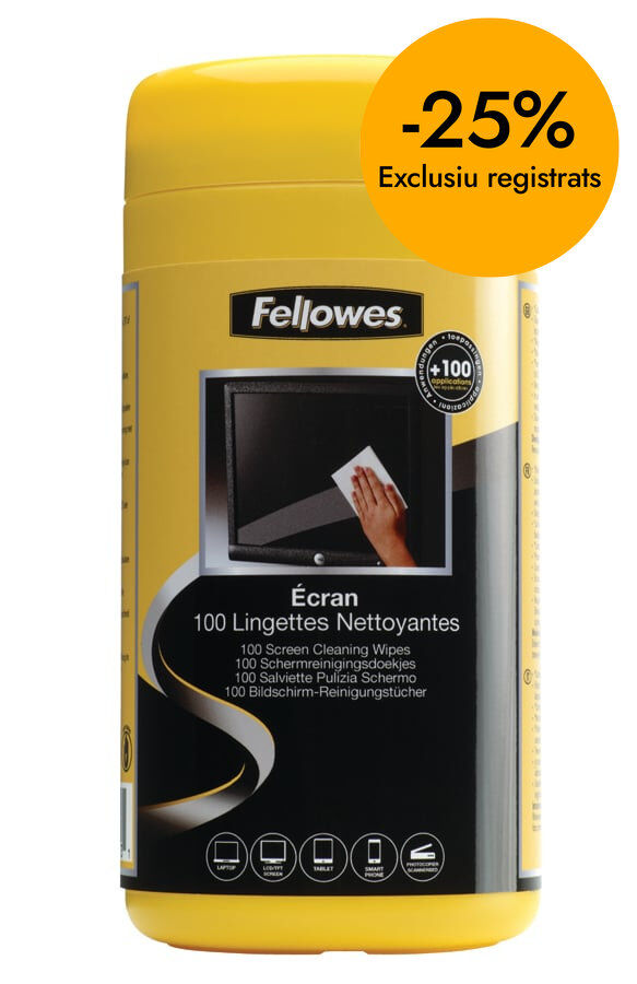 Toallitas Pantalla Limpieza&nbsp;Fellowes