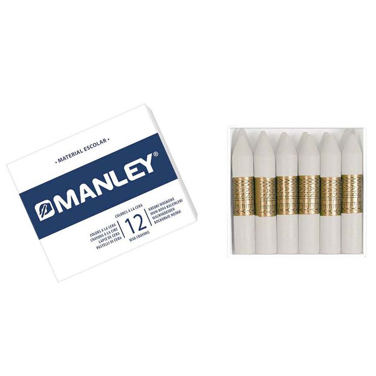 Cerass grasas Manley blanco 12u