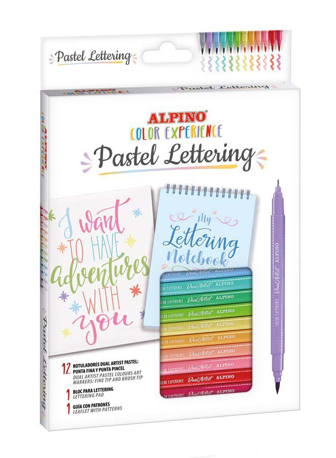 Set de Iniciaci&oacute;n al Lettering Alpino Dual Arist