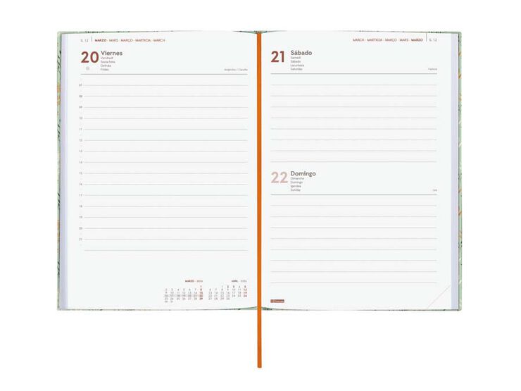 Agenda Finocam Berlín Y10 día/pág cas 2026 Trigo