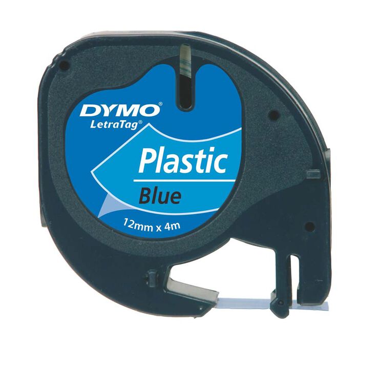 Cinta per retolar Dymo LetraTag blau