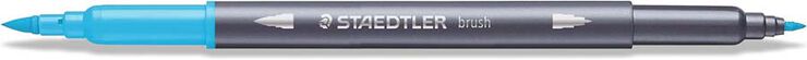 Retoladors doble punta pinzell Staedtler Duo Letter 12 colors
