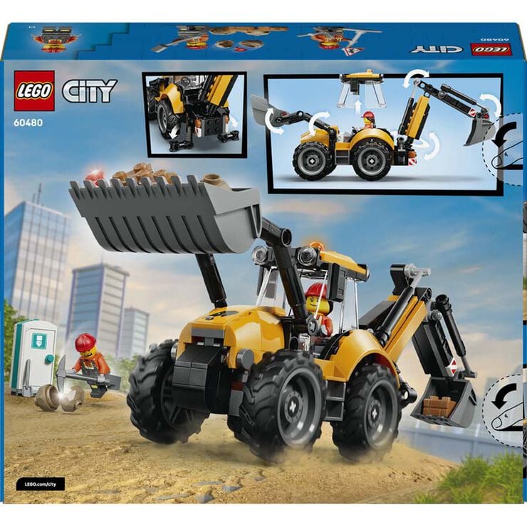 LEGO&reg; City Retroexcavadora Amarilla 60480