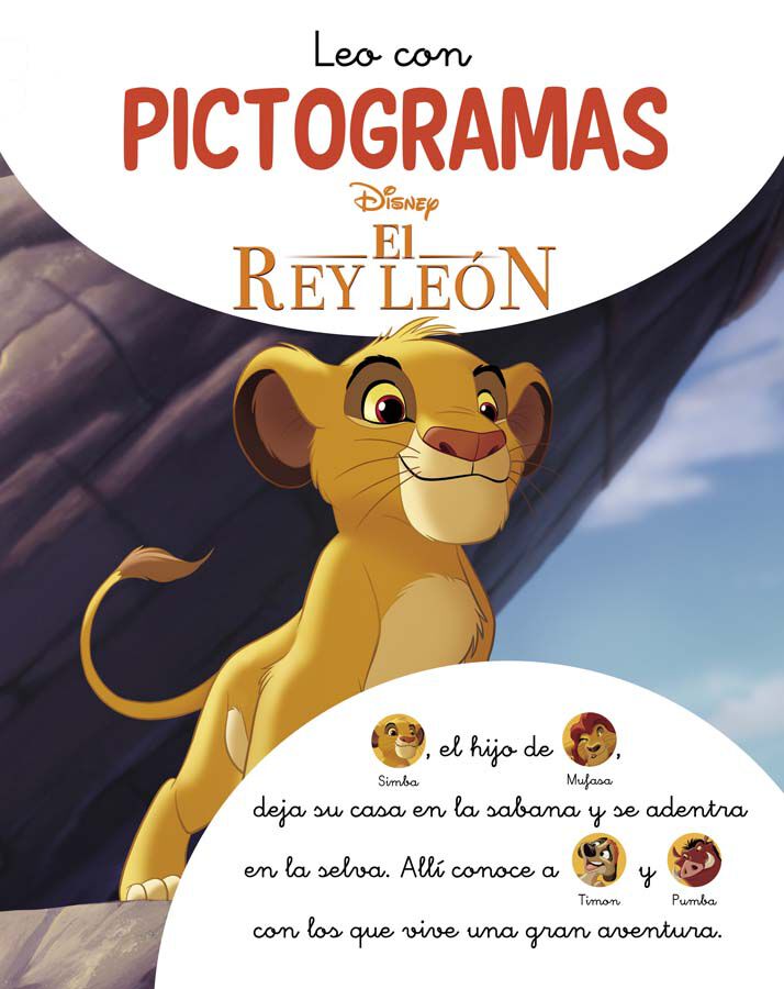 Leo con Pictogramas Disney - Leo con pictogramas Disney. La historia del Rey le&oacute;n