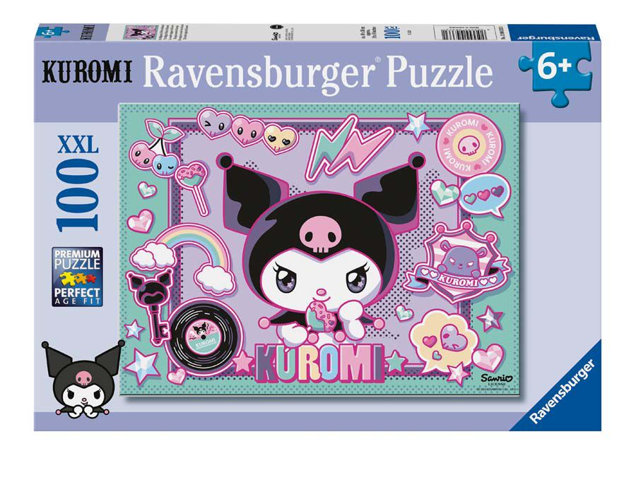 Puzle 100 piezas XXL Kuromi