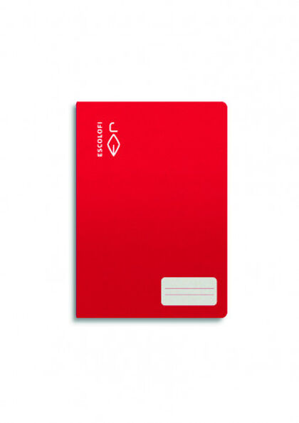 Llibreta Escolofi A5 32F pauta 3,5mm Vermell