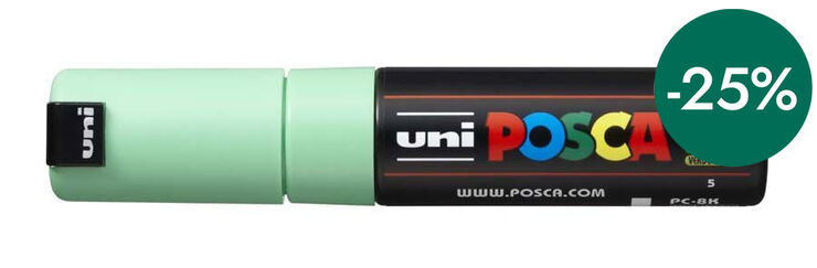 Rotulador Posca PC-8K 8mm verde claro