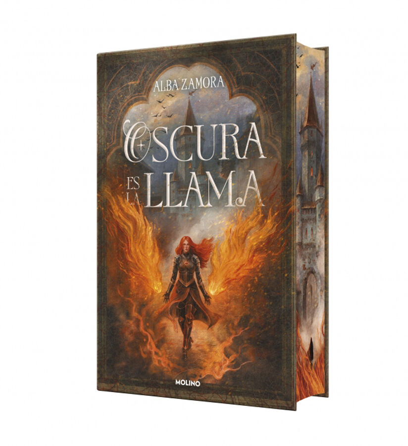 Oscura es la llama (edici&oacute;n limitada con cantos tintados)