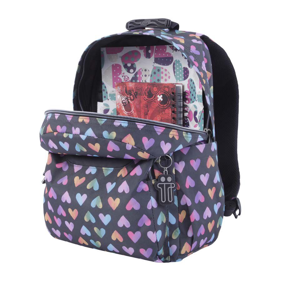 Mochila totto corazones con ruedas discount