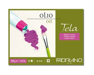 Bloc Fabriano Tela para Óleo 10 hojas