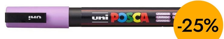 Rotulador Posca PC-3M 0,9-1,3mm lavanda