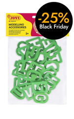 Motlles plastilina Jovi Lletres Abecedari 26u