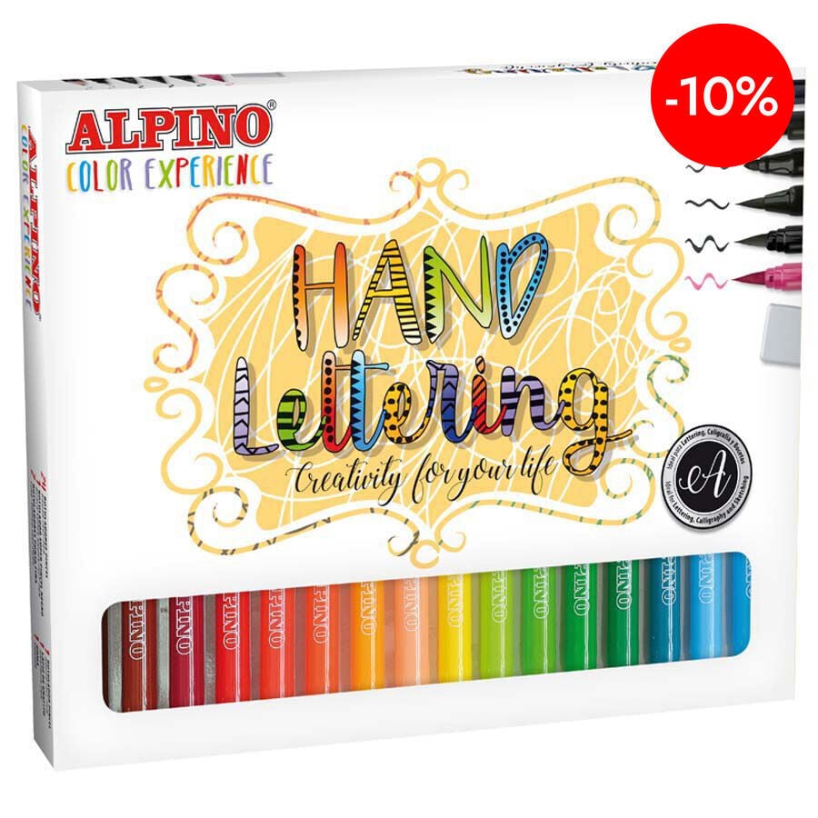 Set de lettering Alpino Color Experience