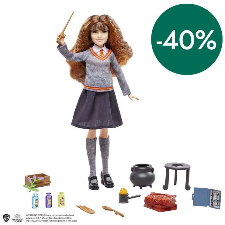 Muñeca Hermione y sus pócimas Harry Potter