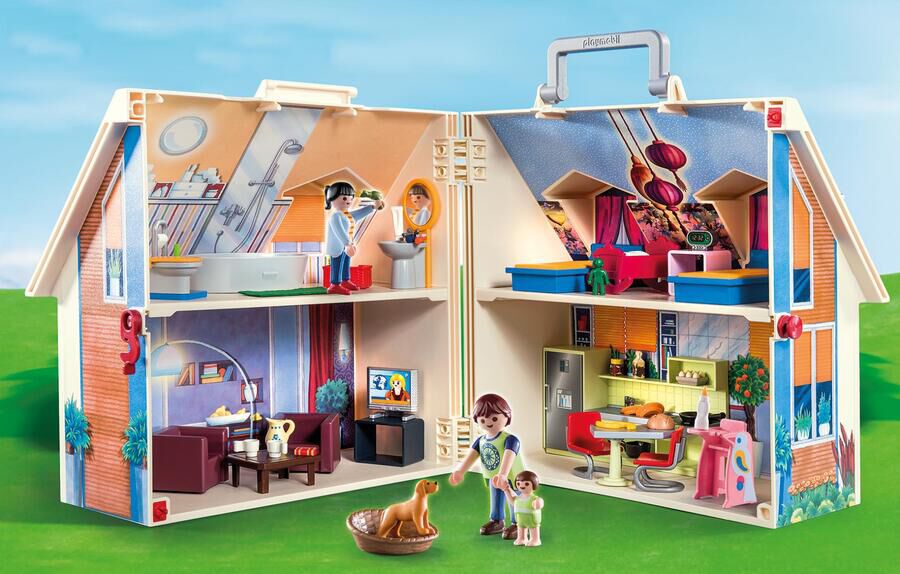 Playmobil Casa de munecas maletIn 70985 Abacus Online