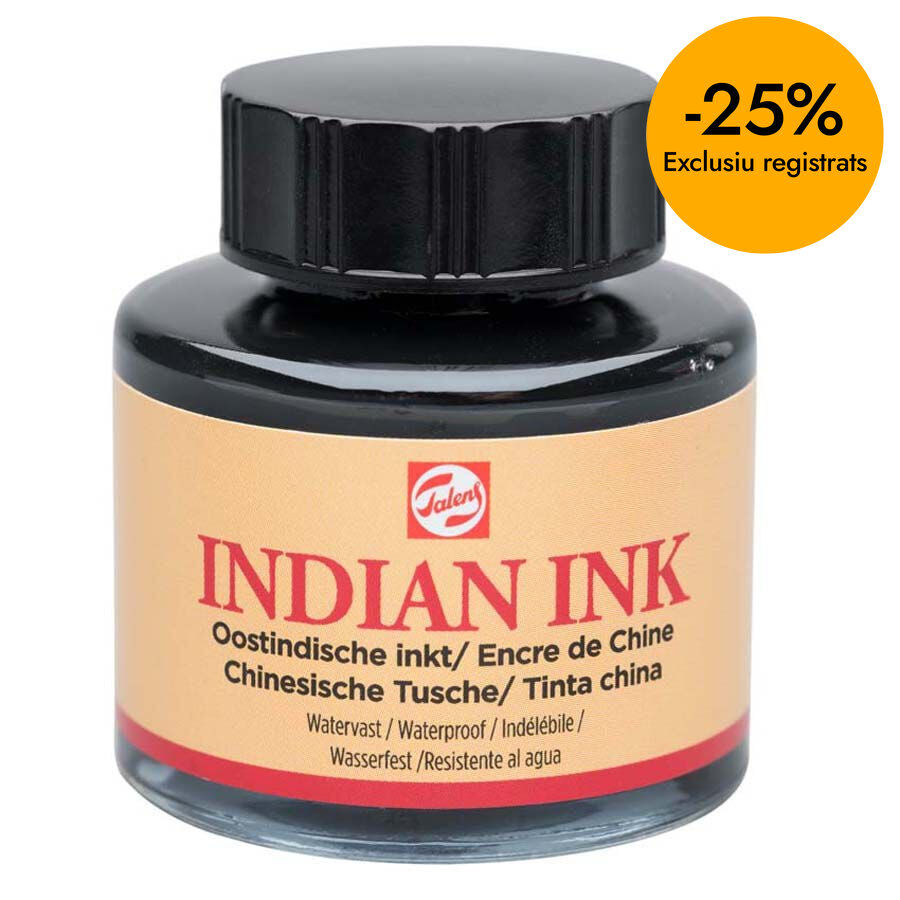 Tinta china Talens Indian 30ml negro