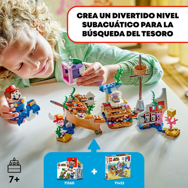 LEGO®  Super Mario Set d'Expansión: Dorrie i el vaixell naufagrat 71432