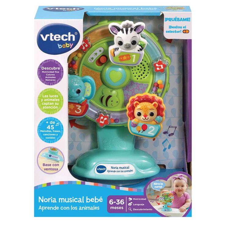 Nòria musical nadó Aprèn amb els animals