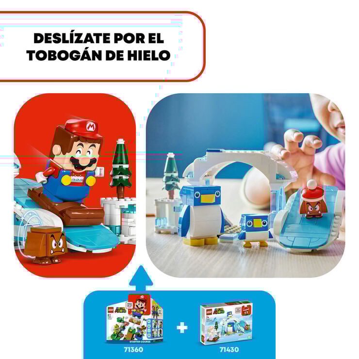 LEGO® Super Mario Set de Expansión: Aventura en la nieve de la familia Pingüi 71430