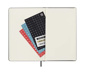 Agenda Moleskine 18 mesos set/vista L tapa dura negre