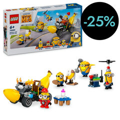 LEGO® Minions y Coche Banana 75580