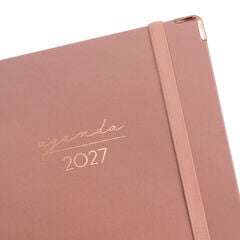 Agenda Finocam Alma Setmana Vista Horitzontal 2027 Castell&agrave; Rosa