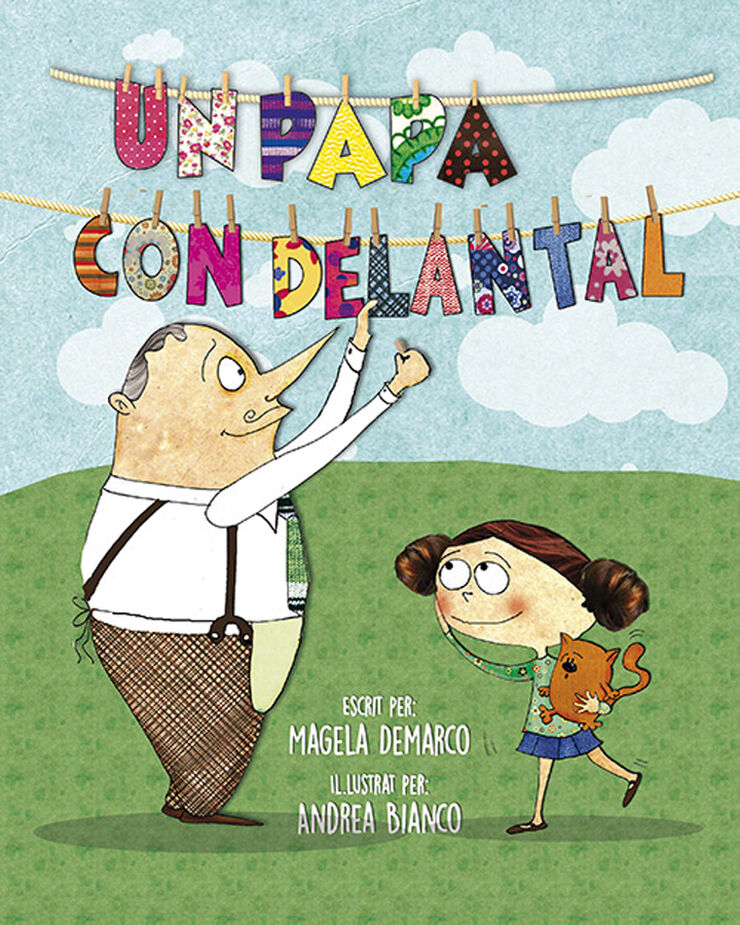 Un papa con delantal