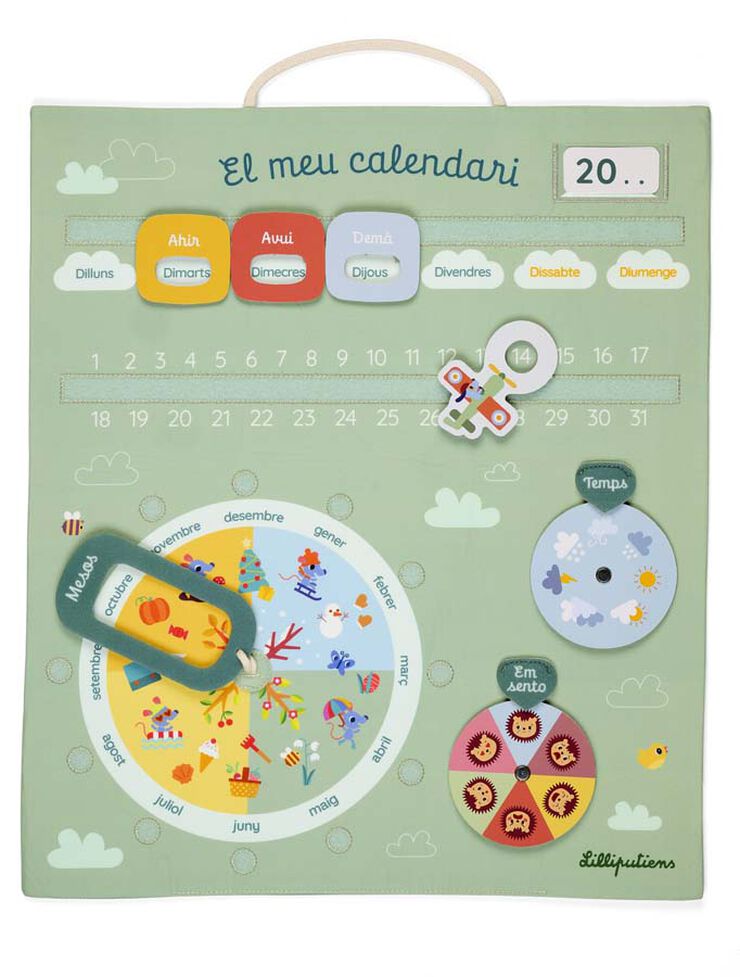El meu calendari de tela - Catalán
