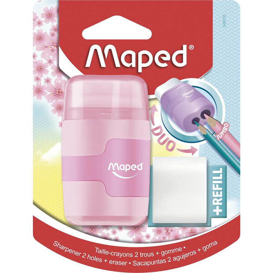 Sacapuntas Maped Connect Pastel