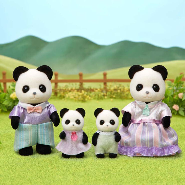 Família Panda Pookie - Sylvanian Families