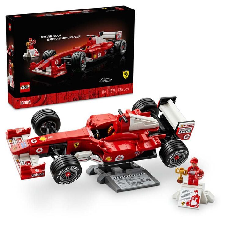 LEGO&reg; Icons Ferrari F2004 i Michael Schumacher 11375