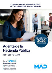 Agente de la Hacienda P&uacute;blica (Cuerpo General Administrativo de la Administraci&oacute;n del Estado). Test del temario