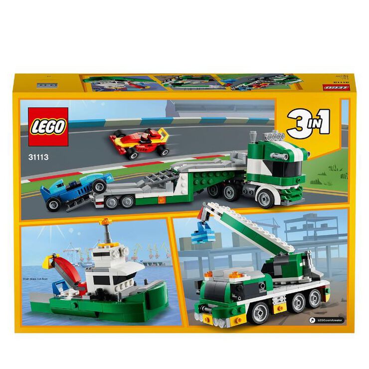 LEGO® Creator Transporte de Coches de Carreras 31113