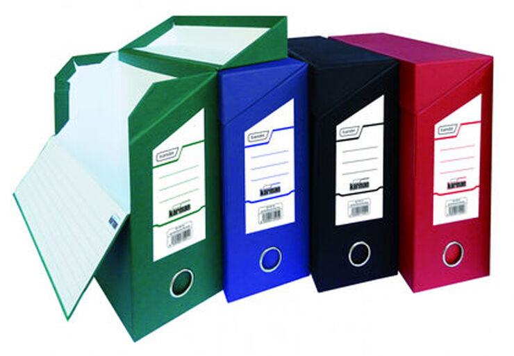 Caja de transferencia tamaño folio. Verde
