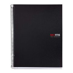 Notebook 6 Miquelrius A4 150 fulls 5x5 5x5 negre