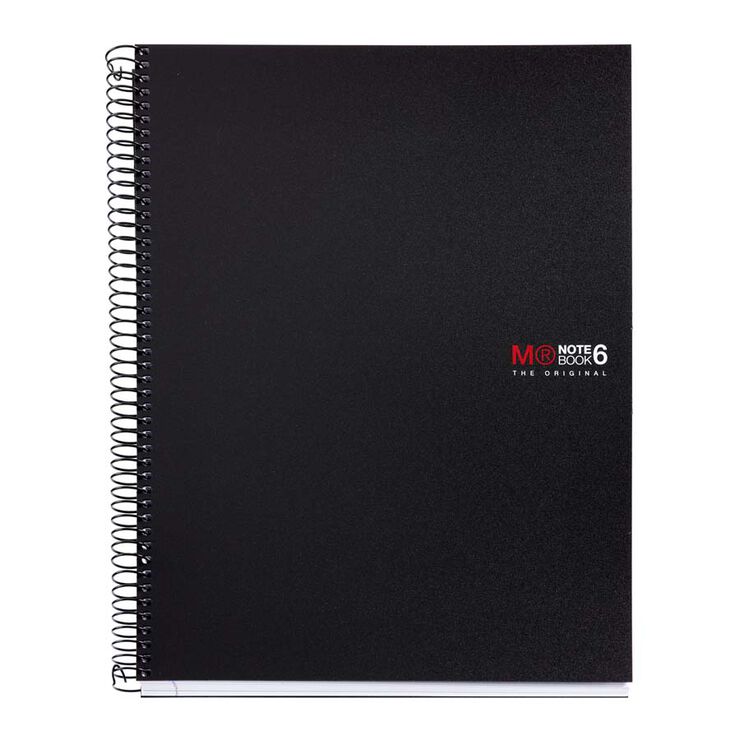 Notebook 6 Miquelrius A4 150 fulls 5x5 5x5 negre