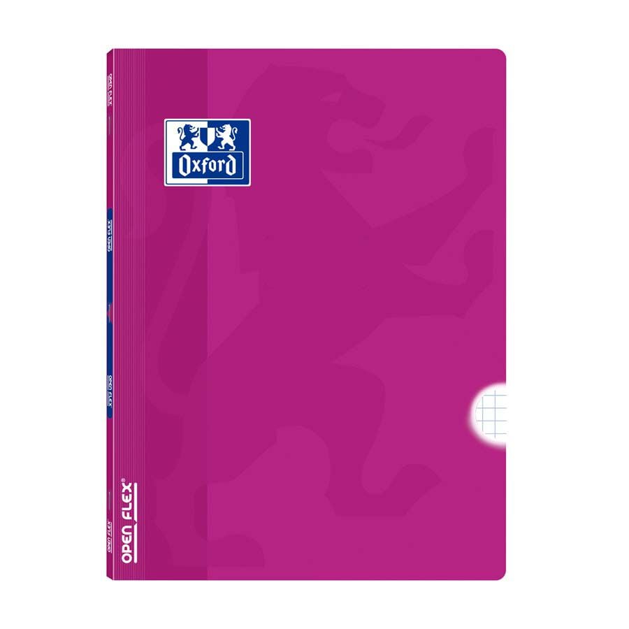 Libreta grapada A4 48 hojas 4x4 margen Oxford Openflex lila