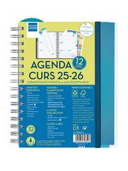 Agenda Finocam docent Magistral personalitzable 1/4 setm/vista cat 2025-26 blau