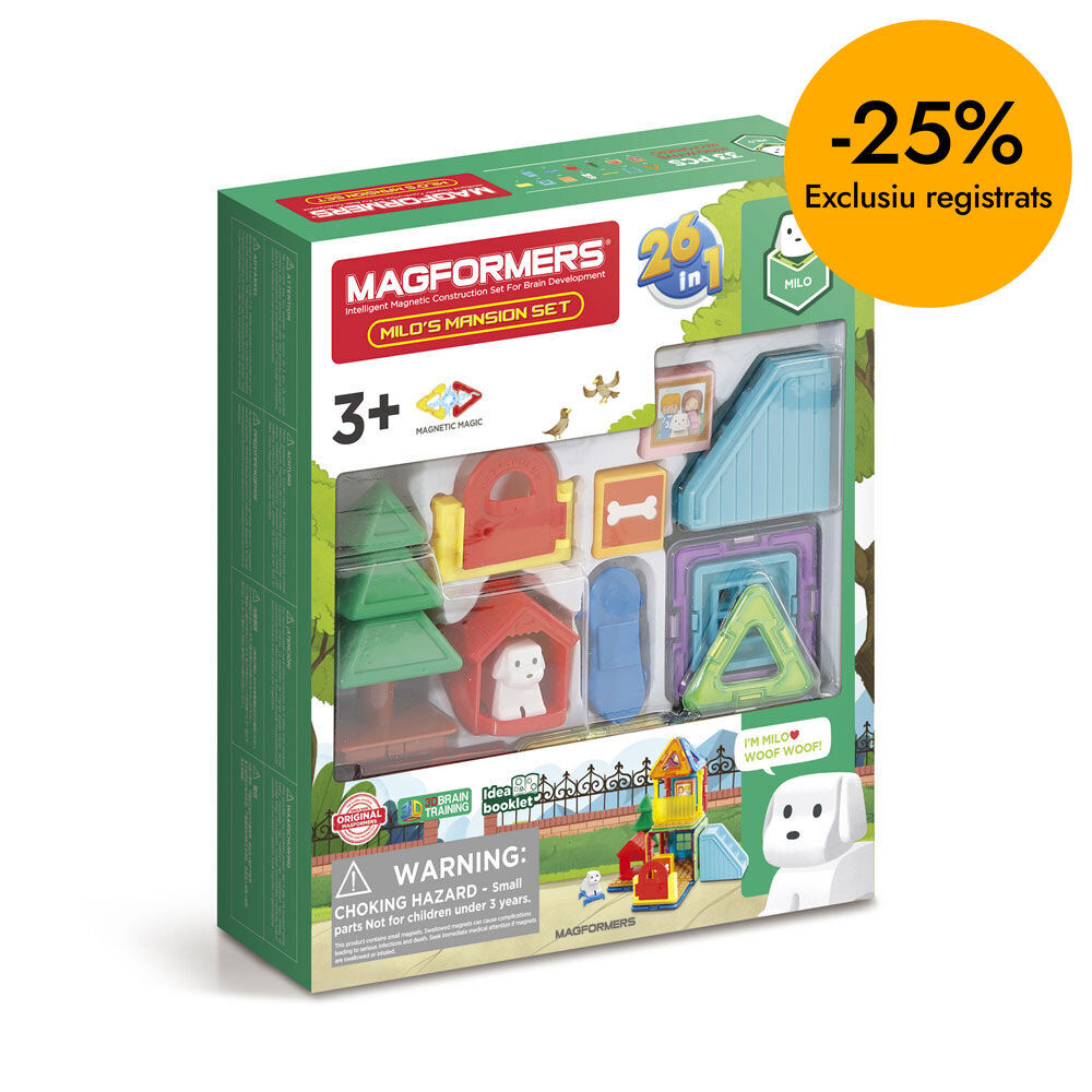Juego de construcci&oacute;n Magformers Milo 's mansi&oacute;n