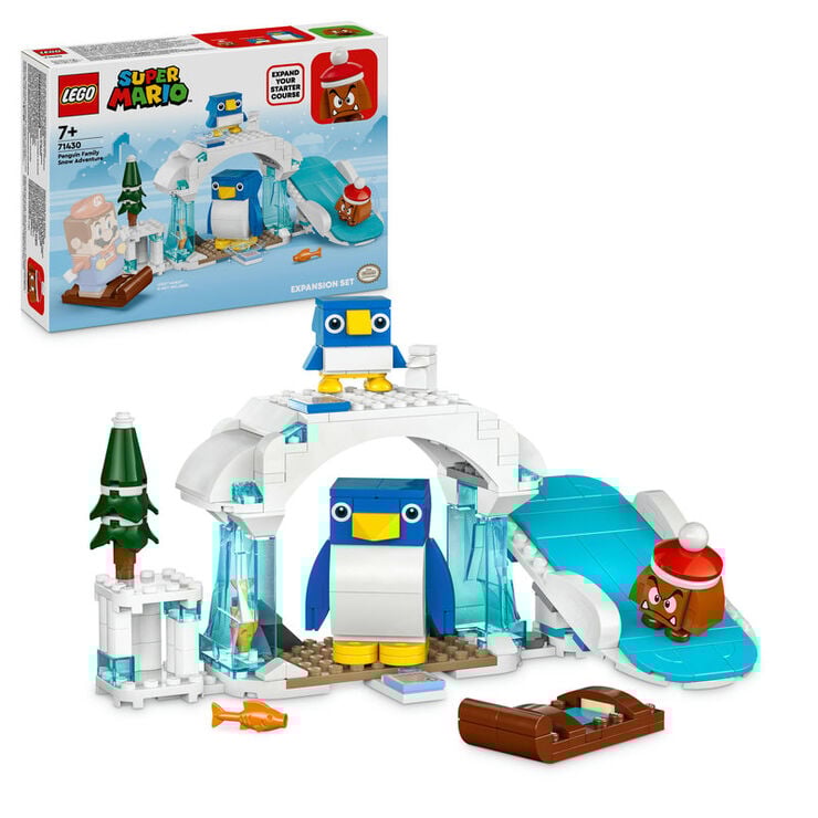 LEGO® Super Mario Set de Expansión: Aventura en la nieve de la familia Pingüi 71430