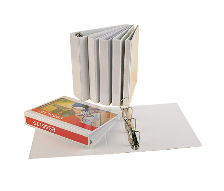 Carpeta cangur Esselte Plus A4 4 anelles 40mm blanc