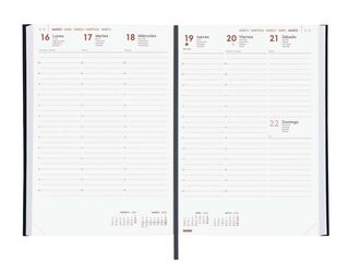 Agenda Finocam Milano Y11 sem/vista vertical cas 2026 negro