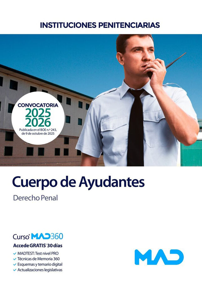 Cuerpo de Ayudantes de Instituciones Penitenciarias. Derecho Penal