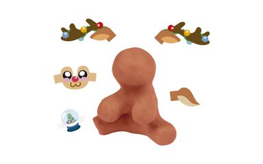Cofre Plastilina Jovi Navidad Play & Fun