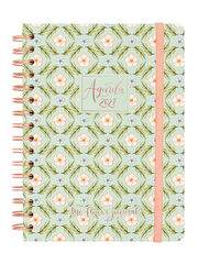 Agenda Finocam Flower Journal Semana Vista Horizontal 2027 Catal&aacute;n Verde